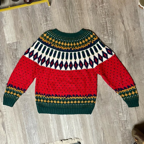 Vintage 1990s Melbourne Country Clothing Company Hand Knit Chunky Knit Sweater - Picture 9 of 16